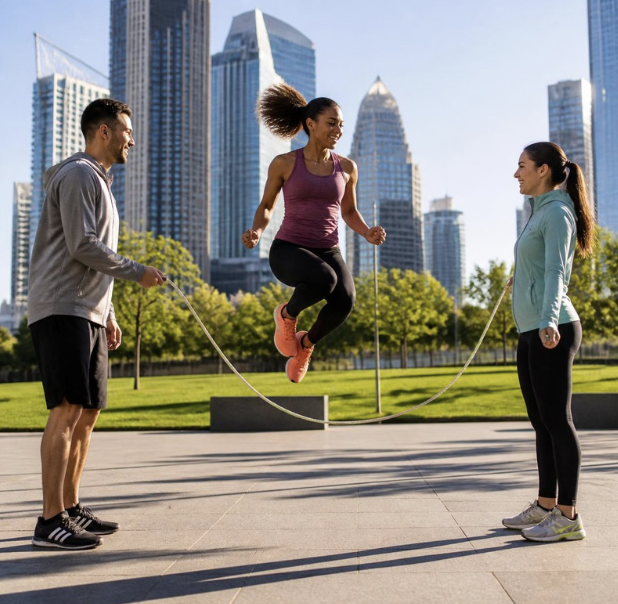 Organizational change leadership jump rope